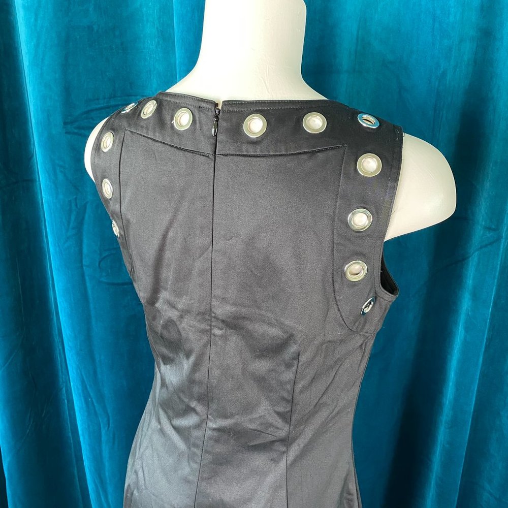Calvin Klein Grommet Detail Sleeveless Dress Black - Picture 7 of 7